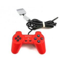 OEM PS1 Controller Transparent Red