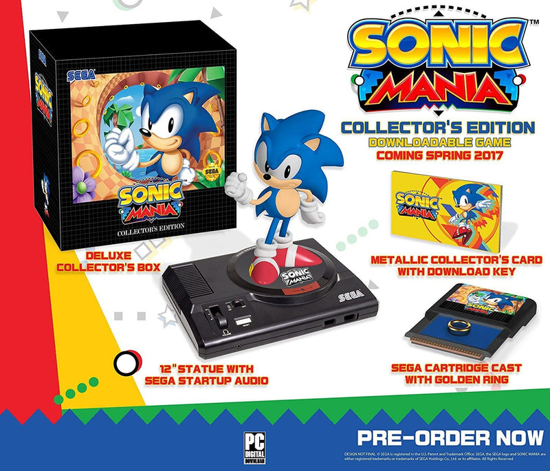 Sonic Mania Collector's Edition (Brand New)