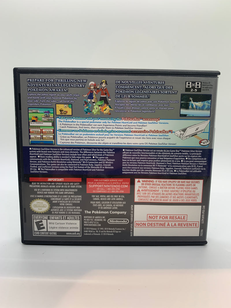 Pokemon Soul Silver (No Manual)